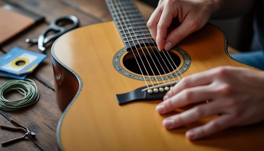 Changer ses cordes de guitare : la méthode pas à pas