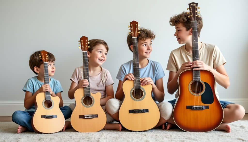 Guitare pour enfant : la taille selon l&rsquo;âge