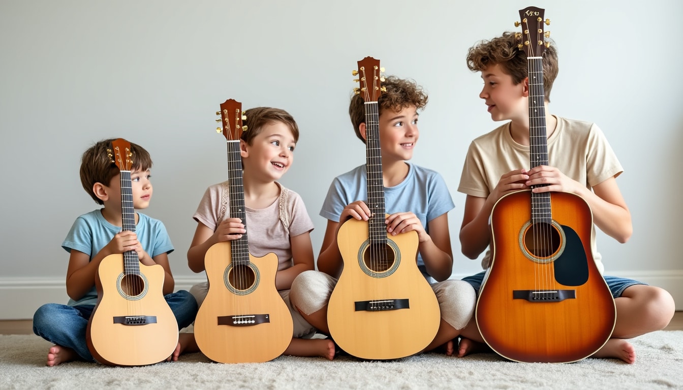 Guitare pour enfant : la taille selon l&rsquo;âge