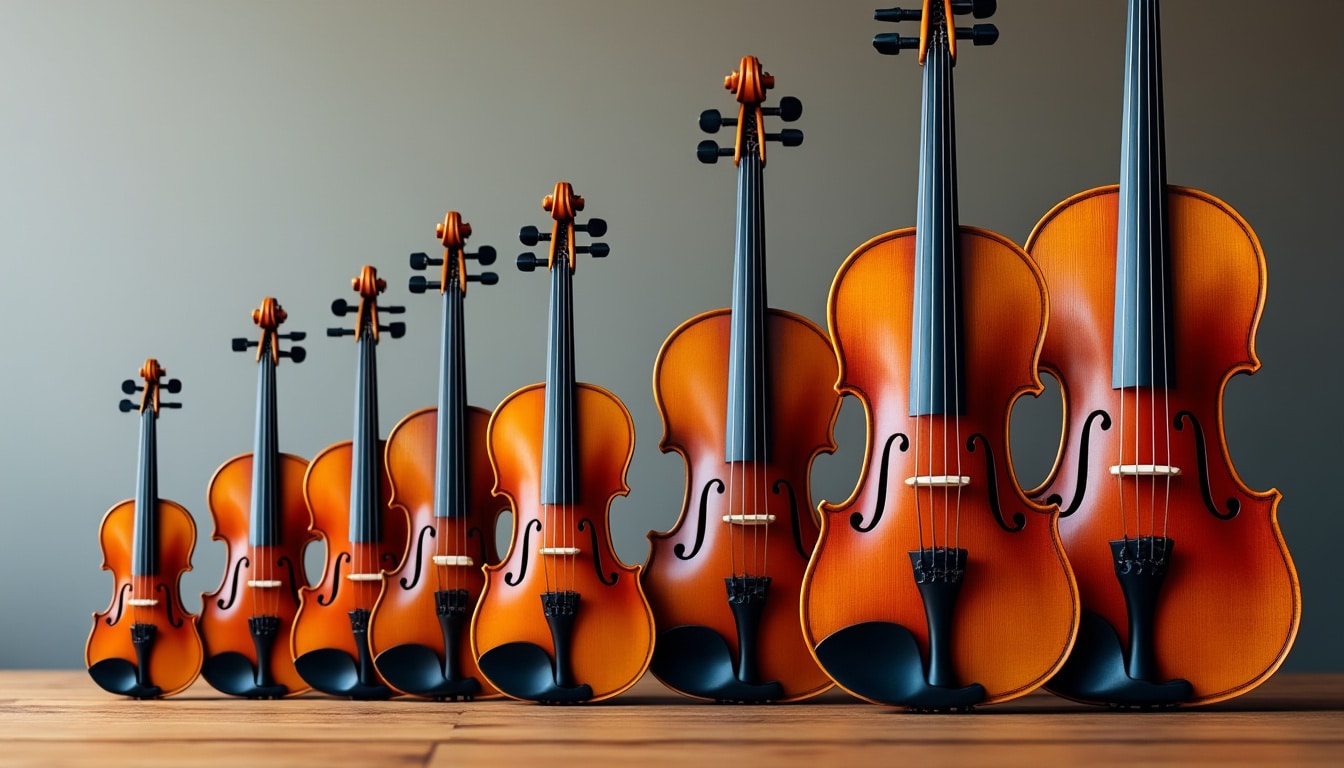 Violon d&rsquo;étude : les tailles et la location