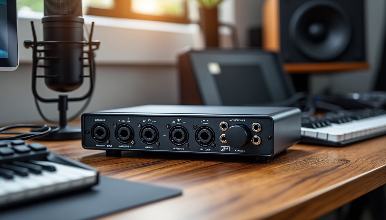 Carte son pour home studio : les entrées qui comptent