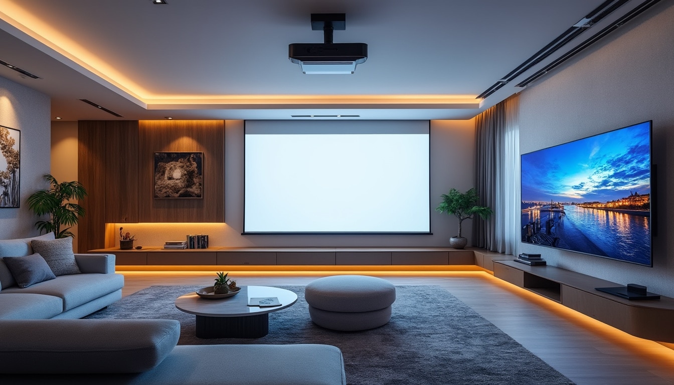 Vidéoprojecteur ou grand téléviseur : le vrai comparatif